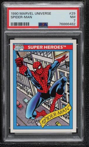 1990 Impel Marvel Universe Super Heroes Spider-Man #29 PSA 7 - 第 1/3 張圖片