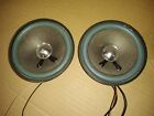 24DD18  PAIR OF SPEAKERS FROM BOOMBOX, SEC 8 OHM 3 WATT 1321730242 BYA, 4" DIAM