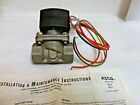 Asco 3/4" EF8210G088 EF8210G88 exp proof s.s. air/water valve 120v DC C505