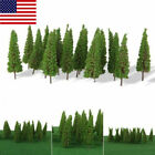 50*Trees Model Train Railroad Wargame Diorama Scenery Landscape HO OO Scale USA