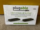 Plugable USB 3.0 Dual 4K Display Docking Station w/DP & HDMI UD-6950H New Sealed