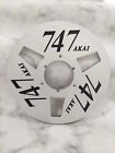 AKAI 747 Silvery Tape Reel One Pair Metal Aluminum Take Up Reel For 10.5'' R2R