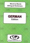 NEU Englisch-Deutsch & Deutsch-Englisch Wort-zu-Wort Wörterbuch von H. Bell Taschenbuch