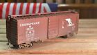 HO SCALE Chesapeak & Ohio Railroad (C&O) 40' Brown Weathered Boxcar