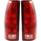 Tail Light Set For 1988-1999 Chevrolet GMC C1500 Driver and Passenger With Bulb