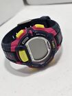 Timex  Quartz Watch Ironman Navy  And Pink With Need Battery Vintage