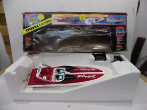 1992 Tyco RipTide Off Shore Racer R/C 9.6V Turbo-In Orig Box-Pink/White - Picture 1 of 10