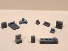 N Scale 10 Piece House/Apartment  Interior, 3D Printed, Unpainted