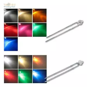 LED 1.8 mm various types & colors clear & diffuse, miniature mini LEDs light-emitting diodes - Picture 1 of 19