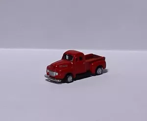 Classic Metal Works 1950 Red Ford  Pickup   N scale - Picture 1 of 8