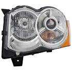 Headlight For 2008 2009 2010 Jeep Grand Cherokee Left Chrome Housing HID