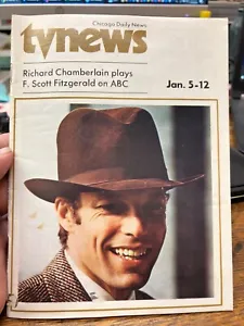 Richard Chamberlain F. Scott Fitzgerald Chicago Daily TV News Guide 1973 - Picture 1 of 4