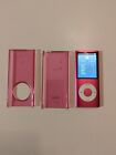 Apple iPod Nano 8 GB Model: A1285 4th Generation MP3 Player Pink 