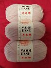 (3 SKIENS) Lion Brand Yarn 620-104 Blush Heather Wool-Ease Yarn Same Dyelot