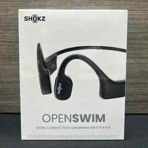 ✅Shokz OPENSWIM Swimming MP3-Bone Conduction (Black) No Bluetooth Model S700📦