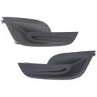 Fog Light Cover Set For 2013-2015 Nissan Altima Front Left and Right Black