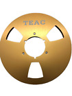 One Pair Gold Teac 10.5'' 1/4'' tape reel For Reel To ReeL Tape Recorder