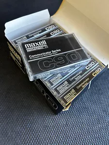 Box 0f 10: Maxell Communicator Series C90 Tapes w/Original Box NEW OLD STOCK - Picture 1 of 4