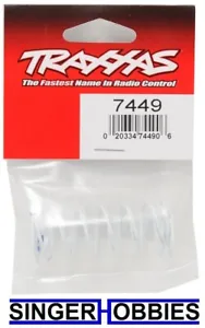 Traxxas 7449 Spring shock white GTR xx-long 1.004 rate blue 1 pair TRA7449 TRA1 - Picture 1 of 2