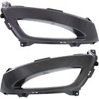 Fog Light Trim Set For 2011-2013 Kia Optima Left and Right Primed Plastic 2Pc