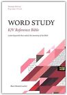 KJV Word Study Reference Bible, Comfort Print---bonded leather, black (indexed)