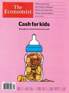 THE ECONOMIST MAGAZINE - MAY 25 / 31, 2024 - CASH FOR KIDS - Picture 1 of 1