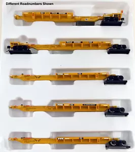Bowser HO Scale ~ Decaled ~ Trinity RAF33 5 Unit TTAX Spine Car #555180 ~ 42827 - Picture 1 of 2