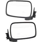 Manual Mirror Set For 1987-1993 Mazda B2200 Manual Folding Chrome