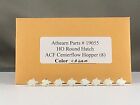 Athearn Parts - 8 Round Hatches for 55' Covered Hopper - # 19055 (Cream 1)