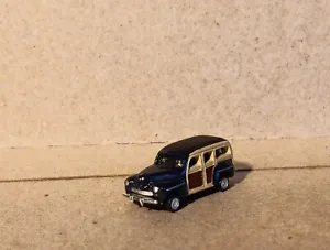 Classic Metal Works Blue 1948 Ford Woody Wagon     N scale - Picture 1 of 6