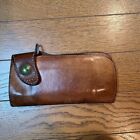 Redmoon Biker leather Long wallet Brown pocket engraved Japan Made Motorcycle