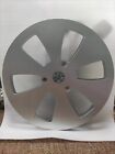 TRIDENT SILVER HUB METAL TAPE REEL 7" x 1/4" For Reel-to-Reel Tape Recorders