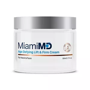 Miami MD Age Defying Lift & Firm Cream For Neck & Face BHA Free - 50 ml - Picture 1 of 1