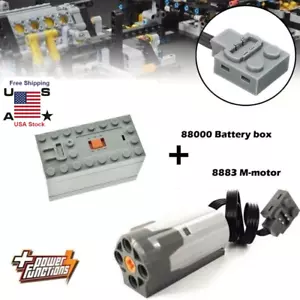 8883 M-motor Electric Train Power Functions 88000 Battery Box For LEGO Block Toy - Picture 1 of 13