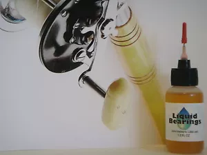 Liquid Bearings, BEST 100%-synthetic oil for vintage Mitchell spinning reels! - Afbeelding 1 van 3