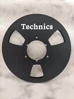 One Pair Black Technics 10.5'' 1/4'' tape reel For Reel To ReeL Tape Recorders