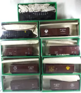 (9) HO Bowser D&H freight cars in original boxes (lot 8305) - Picture 1 of 4