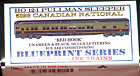 HO BRANCHLINE TRAINS 5326 12-1 PULLMAN SLEEPER KIT CANADIAN NATIONAL RED HOOK