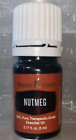 Nutmeg 5 ML Sealed Essential Oil Supplement by Young Living