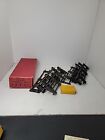 Hornby Clockwork track x12 Straight 2 rail 43000  B1 + Connecting Plates Red Box