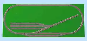 Railway Track Plastic Ho Lima Tracks Complete With Train - Picture 1 of 2