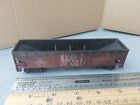 HO Scale MINNIAPOLIS  & ST. LOUIS # 541002 GONDOLA WEATHERED