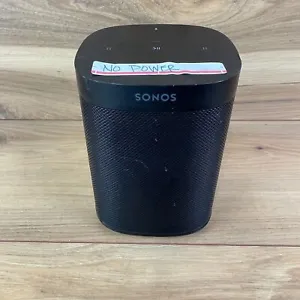 Sonos One Gen 2 S18 Black Wi-Fi Wireless Alexa-Enabled Smart Speaker - For Parts - Picture 1 of 6