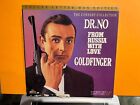 The Connery Collection Laserdisc Dr No, From Russia w/ Love, Goldfinger. Box Set