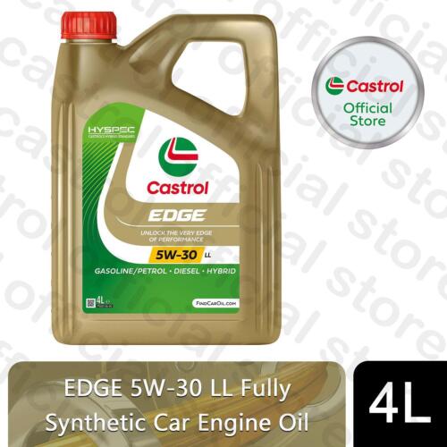 Castrol Edge 5W-30 LL Engine Oil Fully Synthetic with Hyspec Standard, 4 Litre