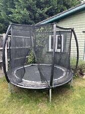 8ft trampoline with enclosure