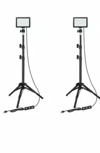 Lighting Video Recording Decade 88 LED Dimmable 5600K & adjustable tripod/ color - Picture 1 of 4
