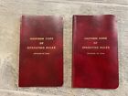 Lot of (2) 1962 Canadian Railway Uniform Code of Operating Rules Booklets