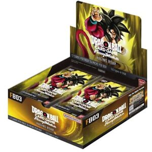 DRAGON BALL SUPER TCG Box FUSION WORLD FB03 FB-03 Raging Roar English