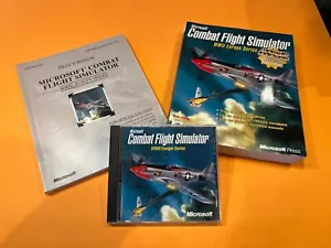 1998 Microsoft Combat Flight Simulator WWII Europe Series, PC & Training Manual - Picture 1 of 7